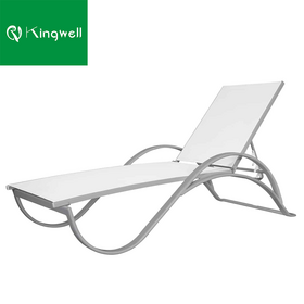 Modern outdoor furniture  tumbonas gartenstuhl swimming pool side aluminum beach sun loungers