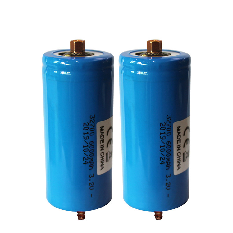 32700 rechargeable 6000mah 3.2v 32650 Lifepo4 32650 Rechargeable Battery Lifepo4 32700 With Screw