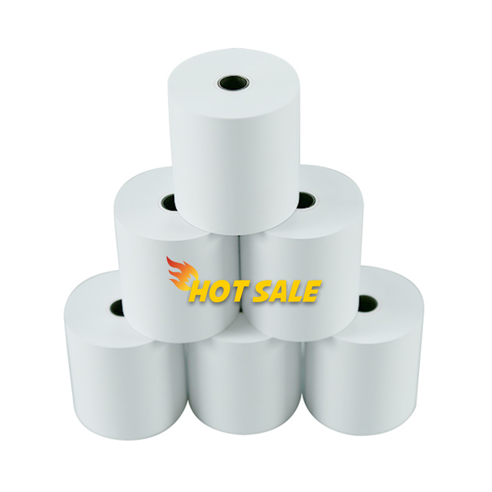 Professional Manufacturer Chemical Coating Heat Sensitive Printing 80X70 Pos Cash Register Thermal Paper Roll