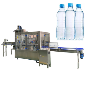 Manufacturer Automatic PET Plastic Bottle Drinking Flavored Water Filling Machine Small Business Ideas Complete Production Line
