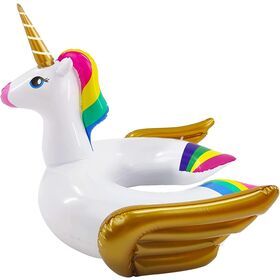 Pool Float for Kids Unicorn Swim Floats for Toddlers Inflatable Floats Unicorn Swimming Ring Ride-on Party Toys for Girls Boys