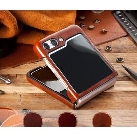 Leather Galaxy Z Flip 5 Case