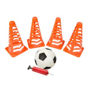 High Quality Soccer Training Set Portable Outdoor Soccer Play Plastic Soccer Training Set