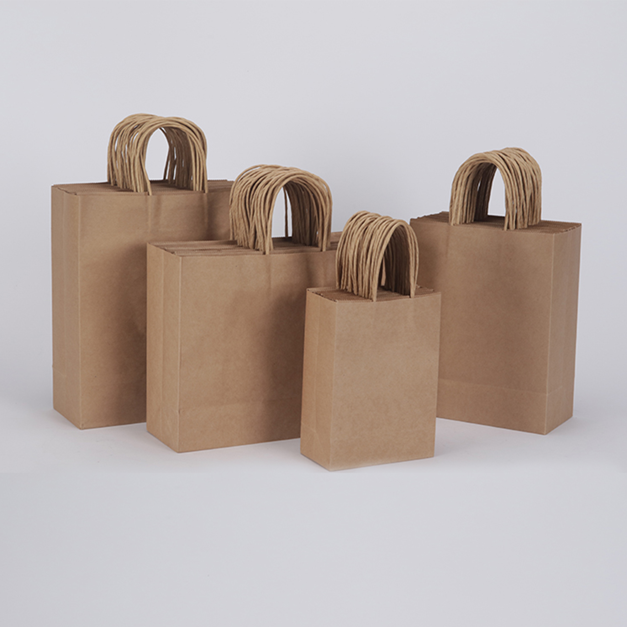 Paper Bags Small Kraft White Gift Bags Bulk with Handles for Birthday Wedding Party Favors 25pcs/ SET