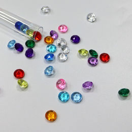 OEM Assorted Colors Bulk Plastic Acrylic Jewels Plastic Gems Board Game
