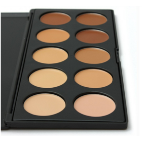 Wholesale private label 10 color concealer palette makeup contour palette face concealer Crulty-free