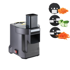 3 in 1 Vegetable Dicing Machine 2.5 mm Plastic Shredding Slicing Machine for Diced Tomatoes Cube Electric Garlic Cutter