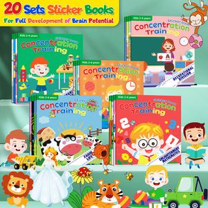 Customizable Static Activity Removable Girls Cartoon Kids Sticker Book Educational Toys for Reusable Printings