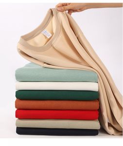High Quality OEM Pullover Plain Dyed Plush Blank Jogger White Crewneck Cotton Custom Hoodie Crew Neck Sweatshirt For Wholesale