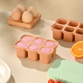 Silicone ice cube tray