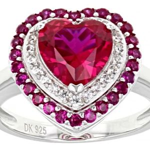 14k 925 Sterling Silver Ring with Ruby Zircon Gemstone Exquisite Fashion Jewelry for Women Stunning Wedding Jewelry for Girls