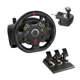 V23 GS-SH PH3 Steering Wheel with pedals and gear shifter for PC, Xbx, PlayStation, Nintendo Switch, ROG Ally