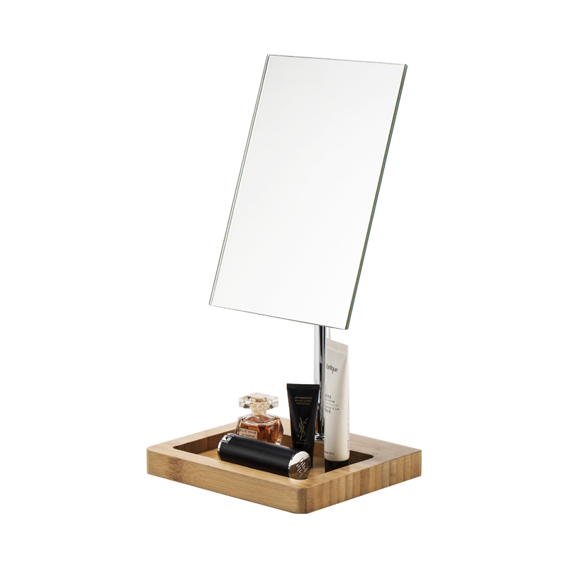 Wholesale Custom Logo Stylish Single-Side No-Frame Makeup Mirror Magnifying Rechargeable Adds Personalized Touch Your Home