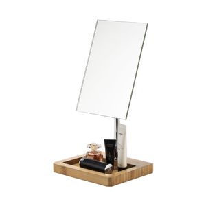 Wholesale Custom Logo Stylish Single-Side No-Frame Makeup Mirror Magnifying Rechargeable Adds Personalized Touch Your Home