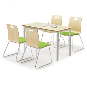 Modern Style Restaurant Furniture Dining Table with Chairs for Cafe Shop