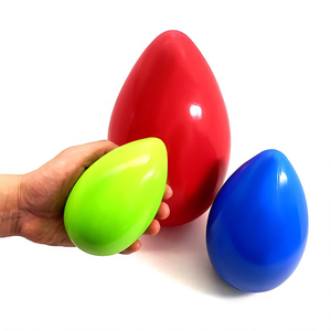 Pawise Multiple Size Bite Resistant Dog Chew Ball Toy Funny Egg Interactive Dog Tough Chewing Toys For Small Medium Large Dogs