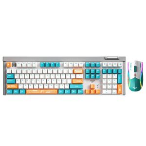 for AULA  F3050 Wireless Dual Mode Mechanical Keyboard and Mouse Kit Hot Swap Customizable Gaming Keyboard