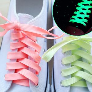 Ribbon shoe laces shiny laces bright in night shoelaces Led Luminous shoe lace