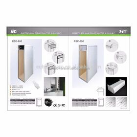 Kitchen 25mm Slat Aluminum Cabinet Tambour Roll Shutter Door