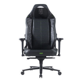 Gaming with steering wheel and pedals white very good gaming chair