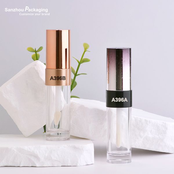 6ml gradient effect liquid lipstick container empty fine quality luxury lipgloss tube custom logo