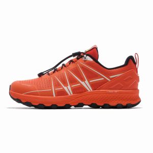 HOTPOTATO slip resistant trail running sneaker quick lace rip stop mesh trail shoes TR10 orange