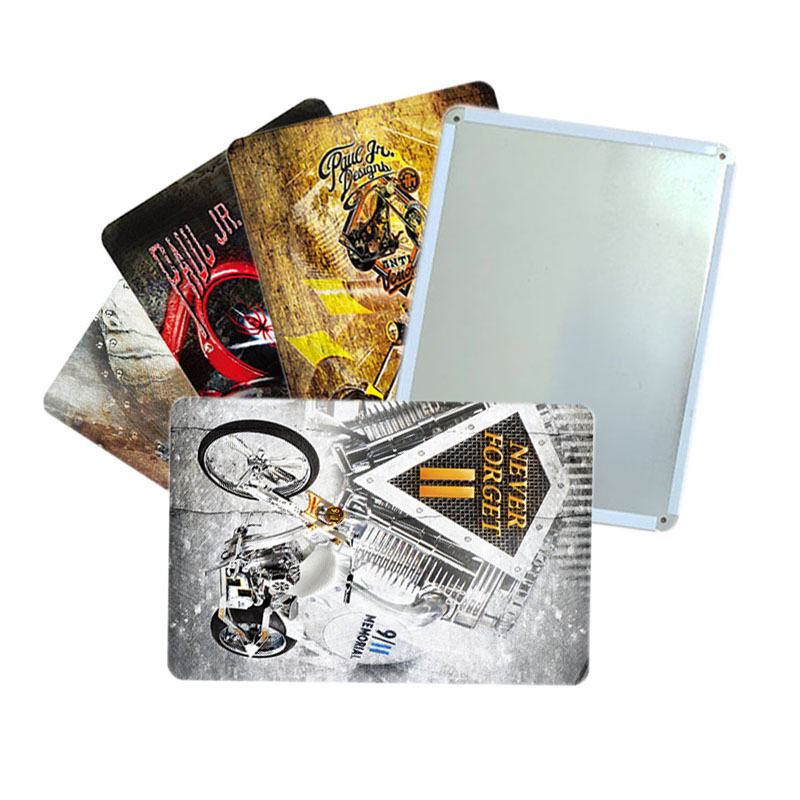 Shishi City Kai Xun Trading Co., Ltd. Custom Design Raised Logo Metal Sign Vintage Metal Sign Retro Metal Poster Tin Sign Wholesale