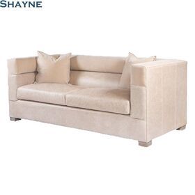 Shayne Furniture ODM Excellent Manufacturer Luxury Customize Living Room corner sofa white leather modern loveseat