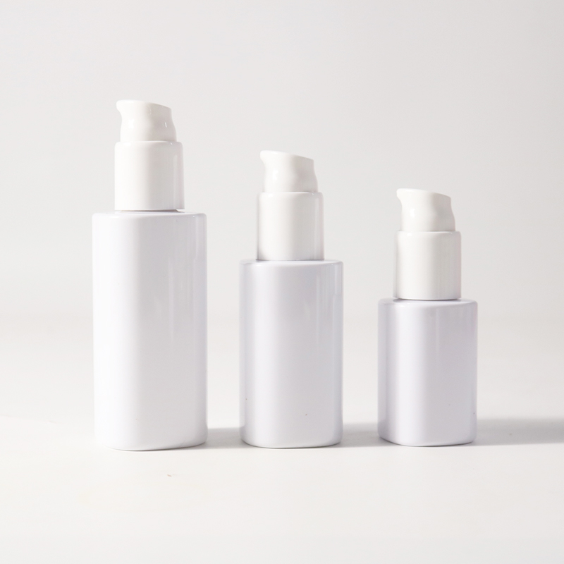 wholesale 50ml 80ml 100ml 120ml 150ml Unique Luxury Cosmetic Empty Hair Oil Serum Lotion Pump Bottle With Plastic Pump Head