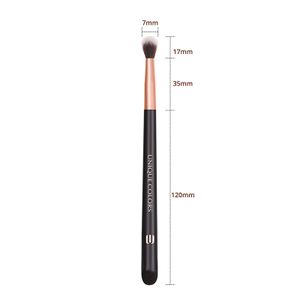 Private label Vegan wooden handle eye blending makeup brush eye shadow brush applicator