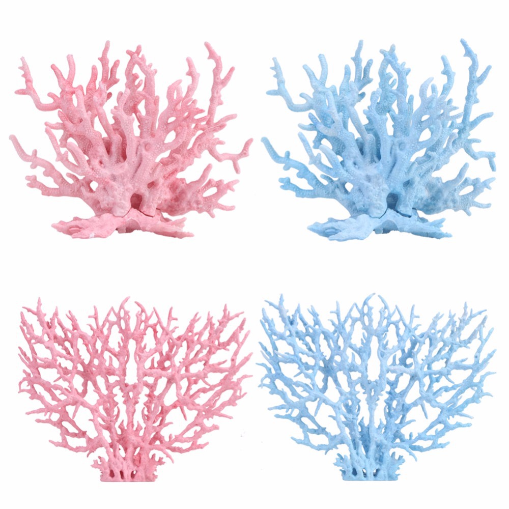Shanghai Yuechong International Trade Co., Ltd. YUE Artificial Aquarium Water Plant Coral Fish Tank Aquarium Landscape Saltwater Tank Scenery Decoration Soft Coral