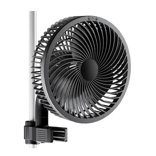 customized oscillating clip fan Automatic head swing electric fan for  Plant ventilation help farm grower indoor grow tents