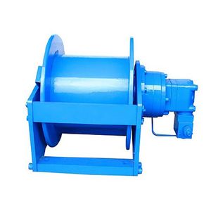 Cargo Ship Winch 5 Ton 10 Ton 20 Ton Capacity Single Drum Hydraulic Winch With Planetary Gear