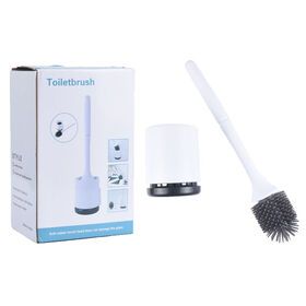 Premium TPR Efficient Suspension Cleaner Brush Household Clean Tool Accessory Bathroom Cleaning Silicone Toilet Brush