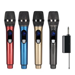 XYE1 Professional Vhfmetalheld Wireless Microphone Dynamic Mic Karaoke for Kids Singing