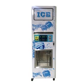 CE approved ice house vending machine for bulk and bagged ice