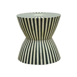Indian High Quality Wholesale Bone Inlay Stool Round Shape Inlay Stool at Best Price for furniture