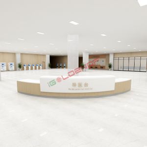 Hospital Furniture High Quality Nurse Station Reception Desk Hospital Reception Front Desk For Service