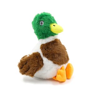 New Design Cute Duck Fur Squeaky Stuffed Animal Soft Toys for Dogs