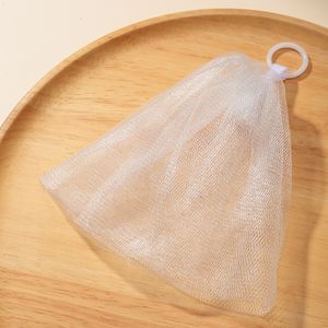 Hot sell Foam net packaging bath soap bag Facial Skin Cleaning Bubble Tool Multi-Purpose White Foaming washing bubble net C069