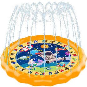 Non-Slip Splash Pad Spray Mat Thicken Sprinkler Pool Summer Outdoor Water Toys Fun Backyard Play Toy Mat