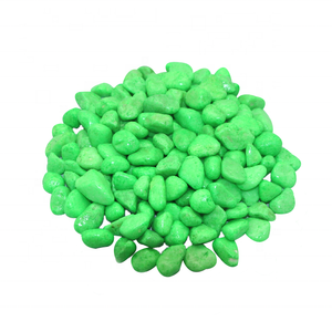 Hot sale  aquarium ornaments fish tank landscape colorful stone green stone for aquarium decoration