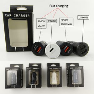 2024 Factory dual  usb car charger  universalcar PD20W charger fast charging in stock
