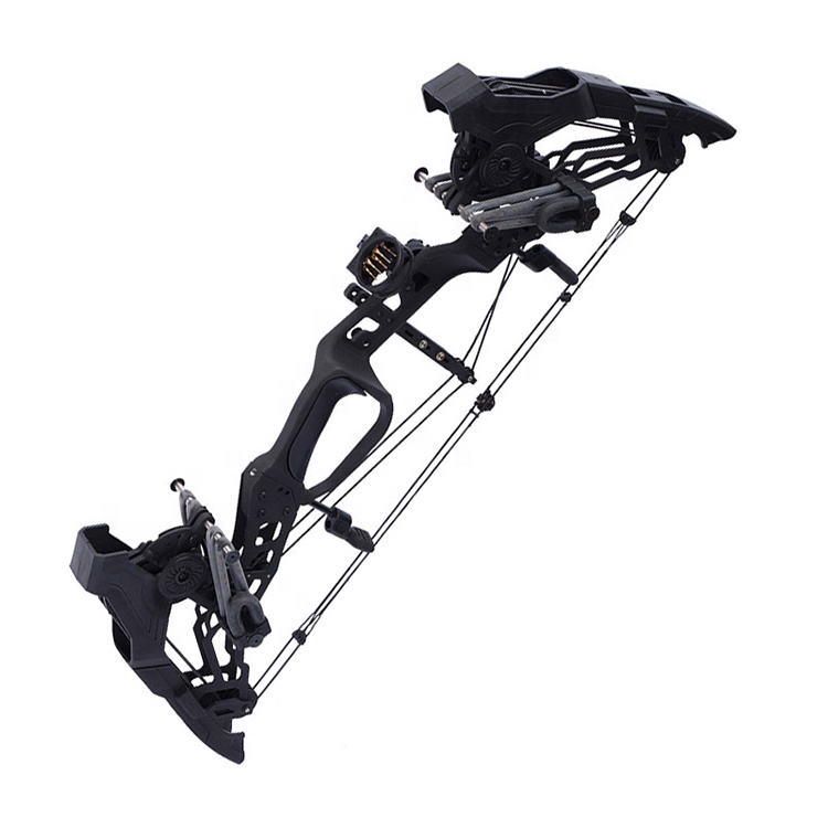 Suqian Hi Customer Outdoor Products Co., Ltd. Manufacturer Compound bow set dual use catapult Pulley Ball Hunting Bow Archery Compound Steel Ball Bow