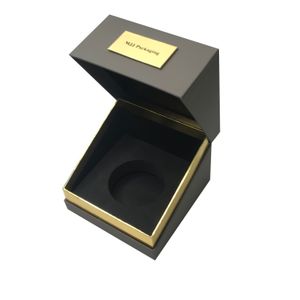 Custom Clear Plastic Folding Packaging Boxes Luxury Perfume Box Magnet Closed Cosmetic Carton Box Candle Gift Packaging
