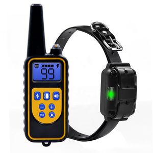 rechargeable waterproof electric dog training bark shock collar with remote electronic dog collar anti bark collar