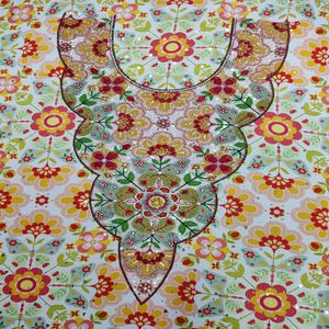 Hand embroidery jalabiya dress Fabric