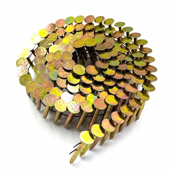 High quality China made electric galvanized hot dip galvanized stainless steel twist shank ring shank roofing coil nails
