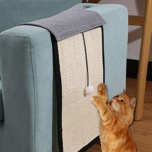 Sofa protector cat scratching pad natural sisal cat scratcher mat protect carpet and sofa