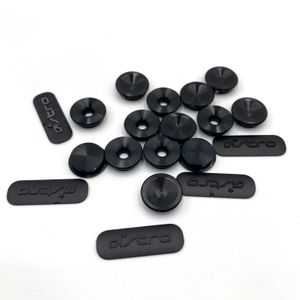 Custom made aluminum ornamental parts with anodizing surface treatment, used for earphones, CNC machining parts